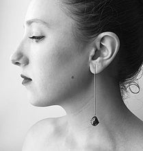 Load image into Gallery viewer, Sterling SilverLong Straight Line Earrings