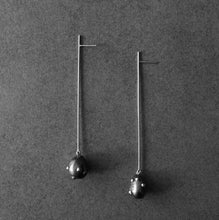 Load image into Gallery viewer, Sterling SilverLong Straight Line Earrings