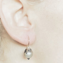 Load image into Gallery viewer, The Petite Collection French Wire Fixed Tahitian Baroque Pearl Earrings