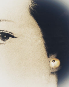 Convertible White Maltese Pendant Earrings