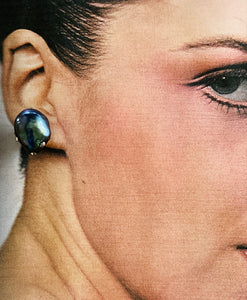 Convertible Black Maltese Pendant Earrings